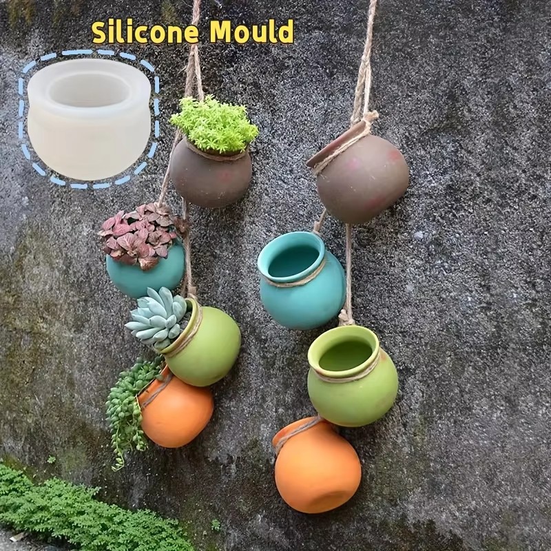 Potsticker Mold - 실리콘 화분 몰드, 레진 몰드, 에폭시