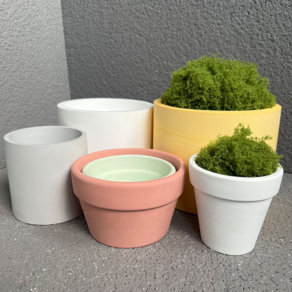 대형 실리콘 화분 금형, 콘크리트 원형 실내 화분, 대 - Potsticker Mold 리뷰 및 가격