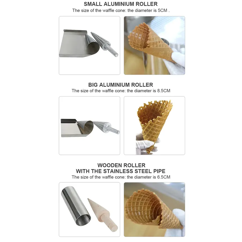 상업용 주방 액세서리 대형 브론즈 롤러 논스틱 아이스크 - Waffle Cone Maker 리뷰 및 가격