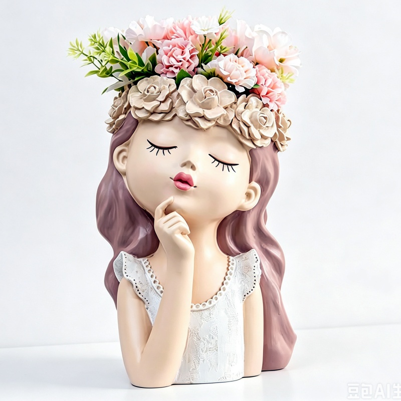 묵상적인 꽃 요정 화병 대형 실리콘 몰드 DIY 레진  - Potsticker Mold 리뷰 및 가격